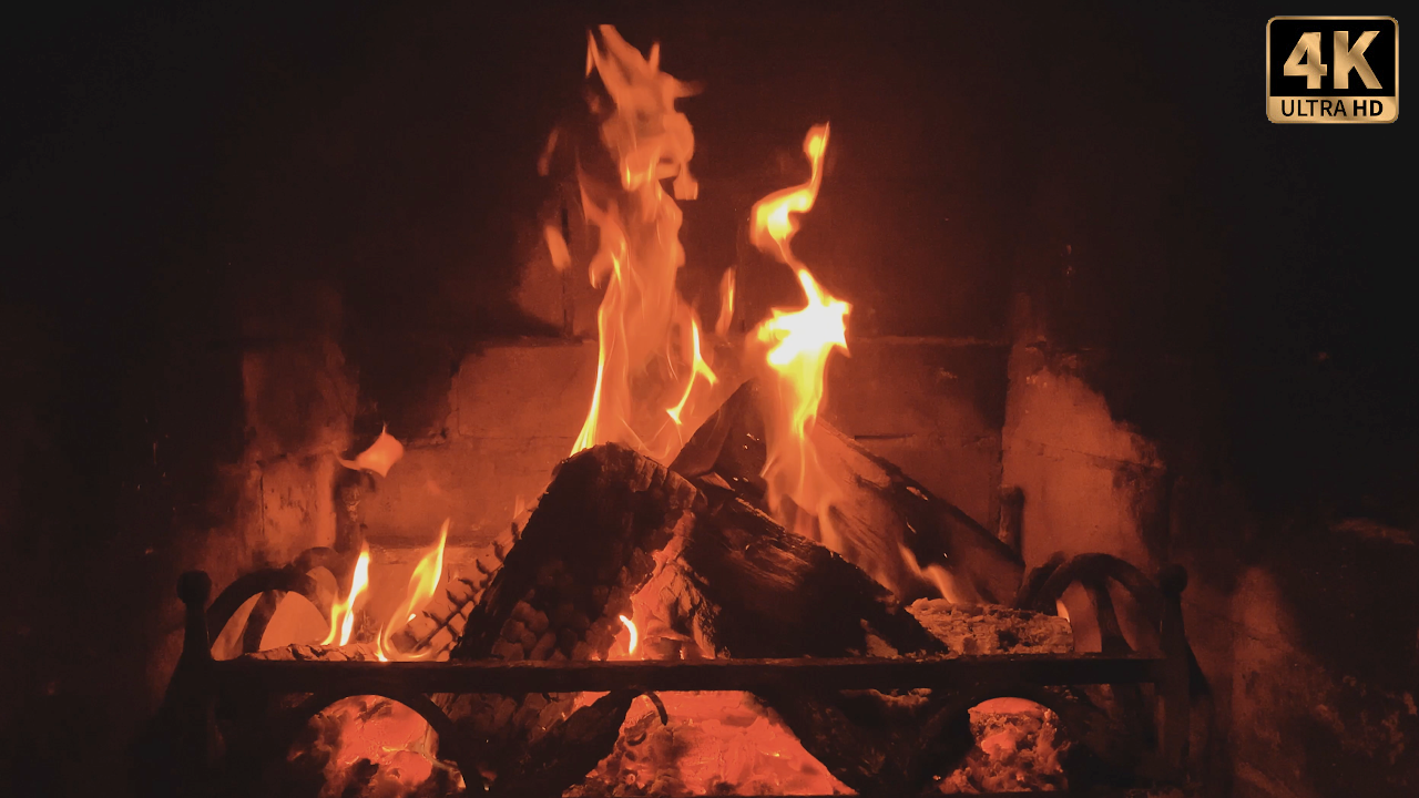 Fireplace 3 Hours 4K thumbnail